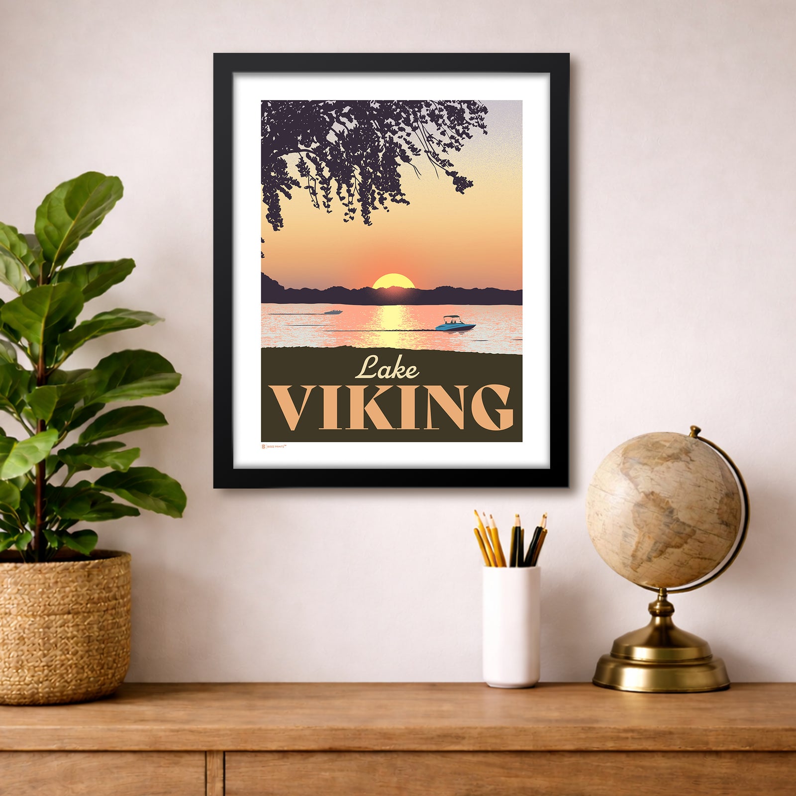 Lake Viking Print