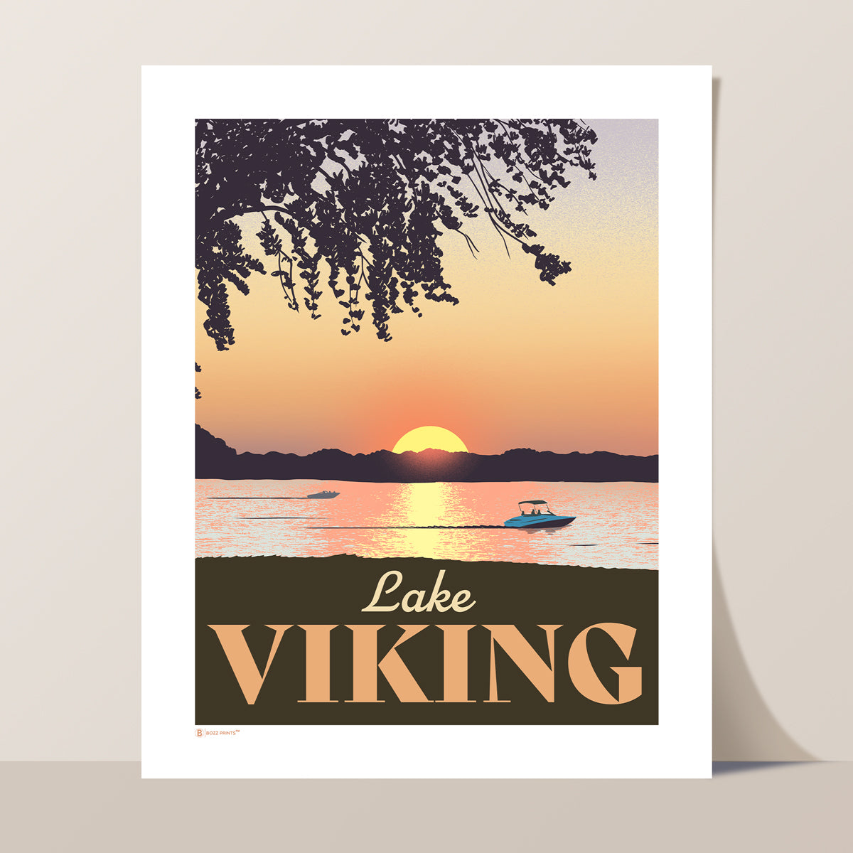 Lake Viking Print