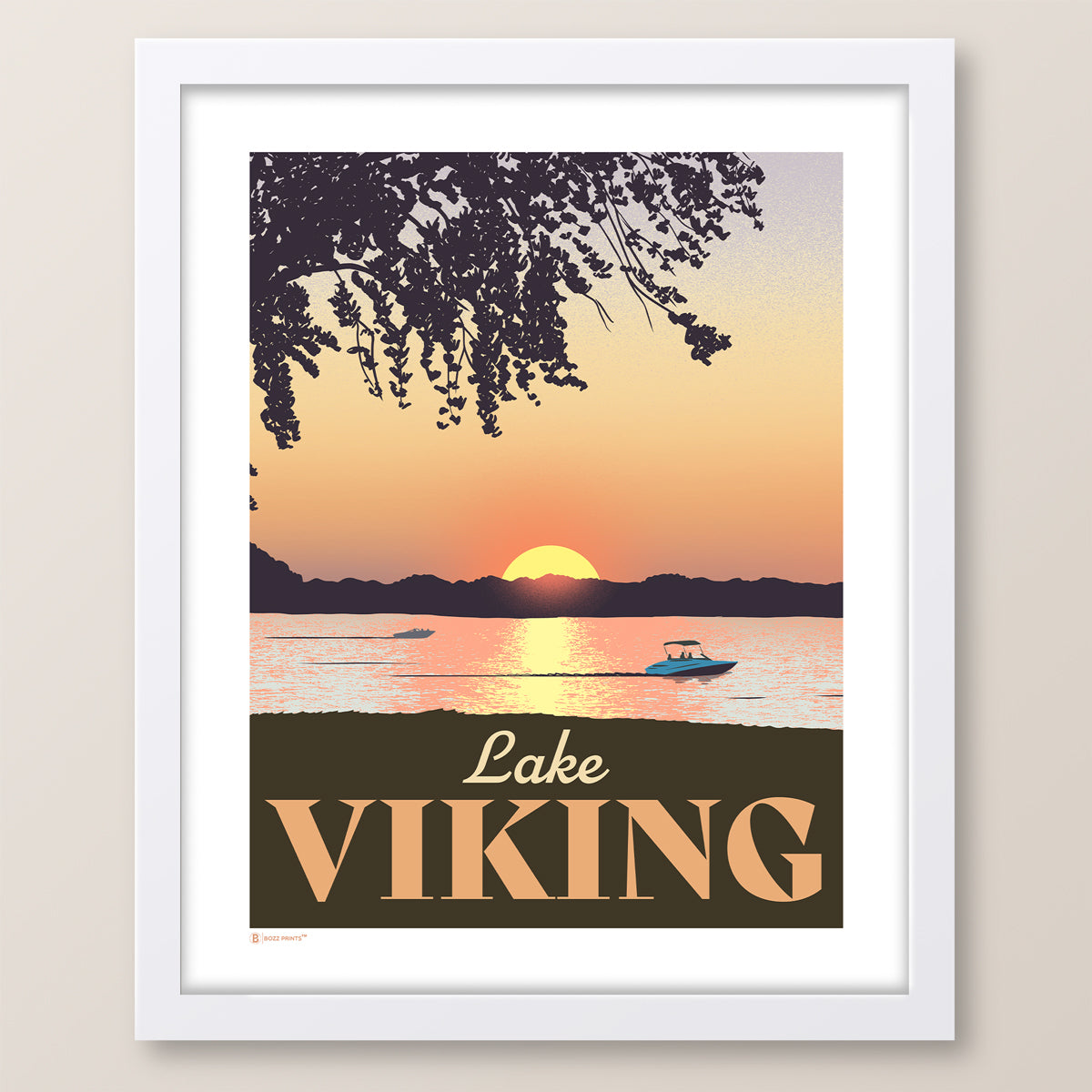 Lake Viking Print