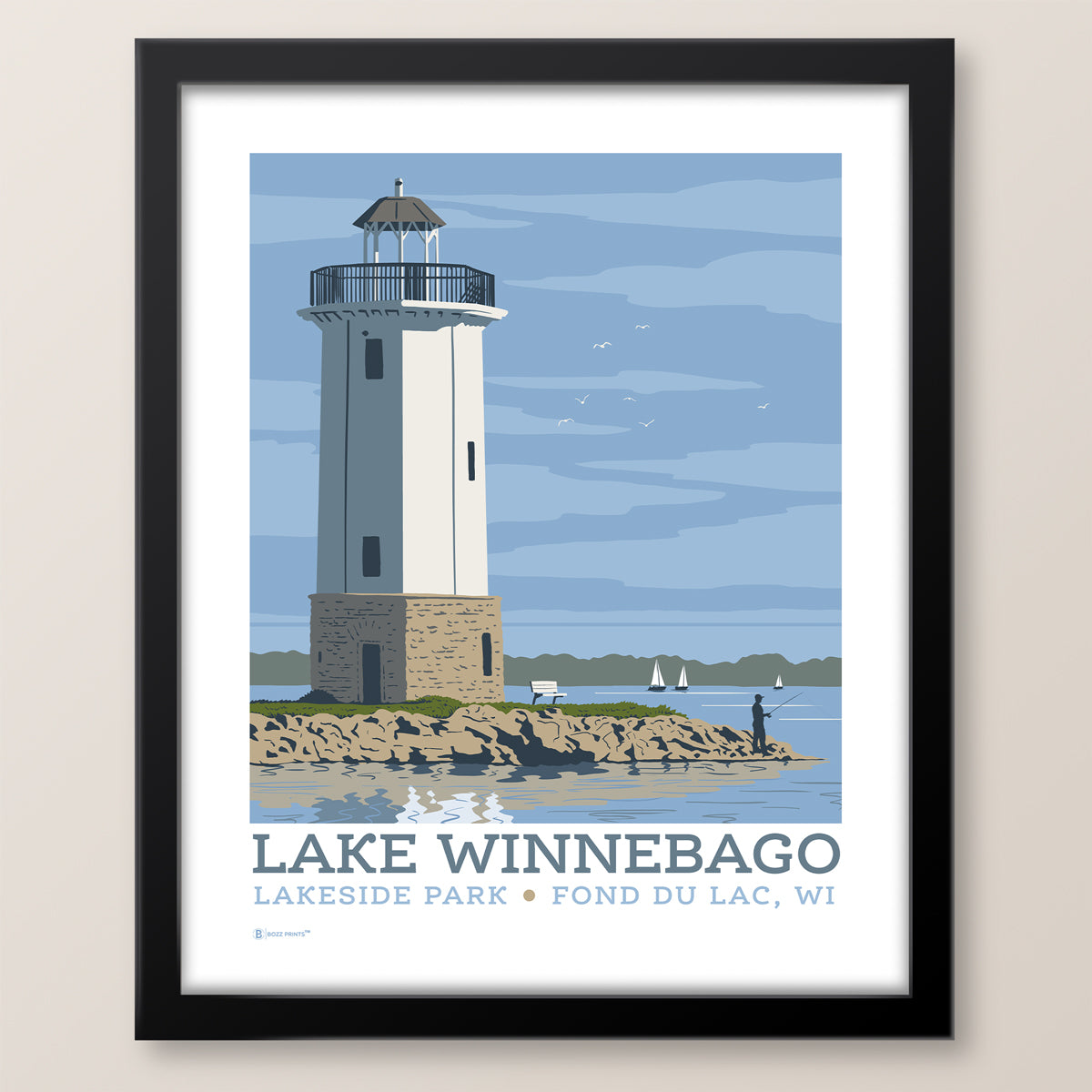 Lake Winnebago Lakeside Park Print
