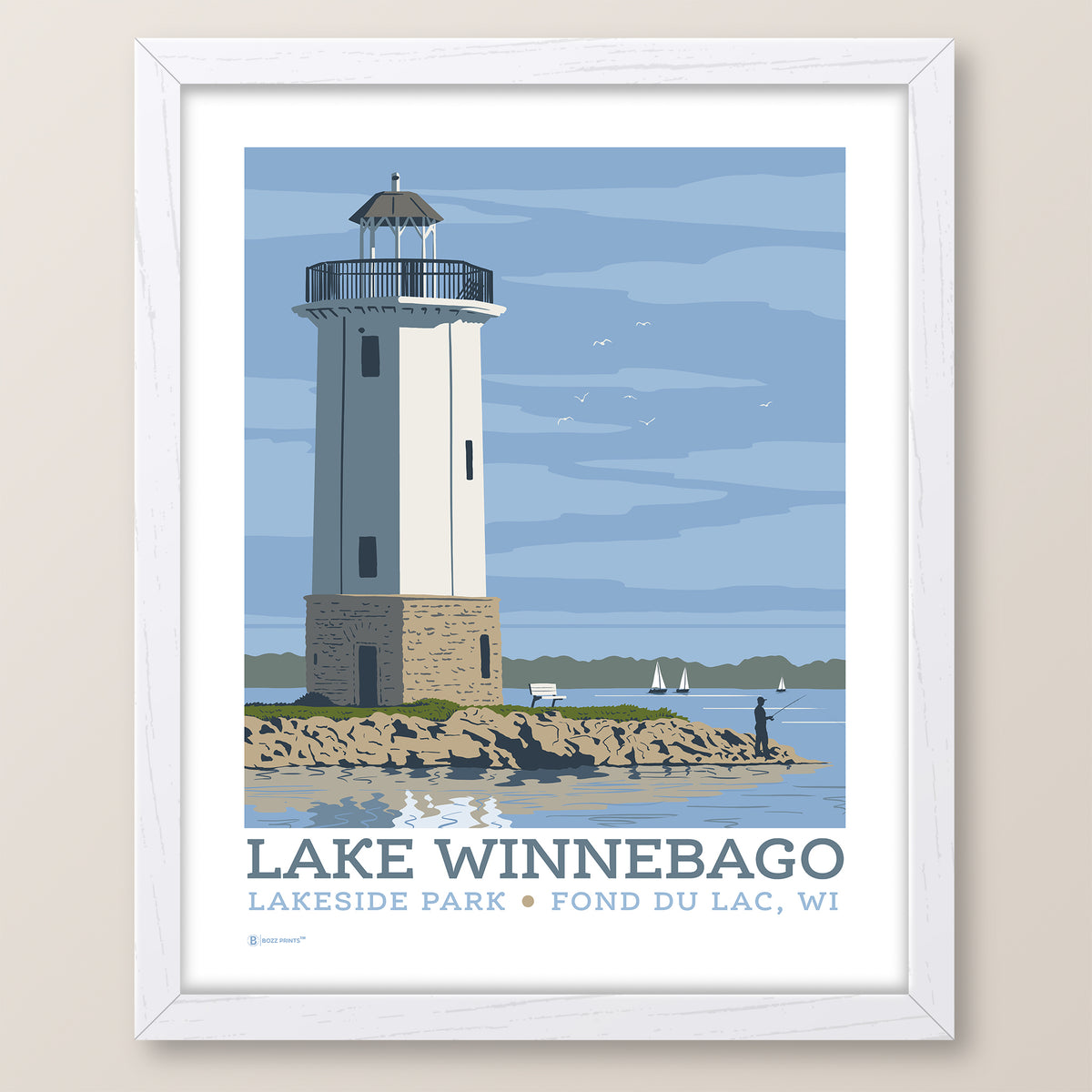 Lake Winnebago Lakeside Park Print