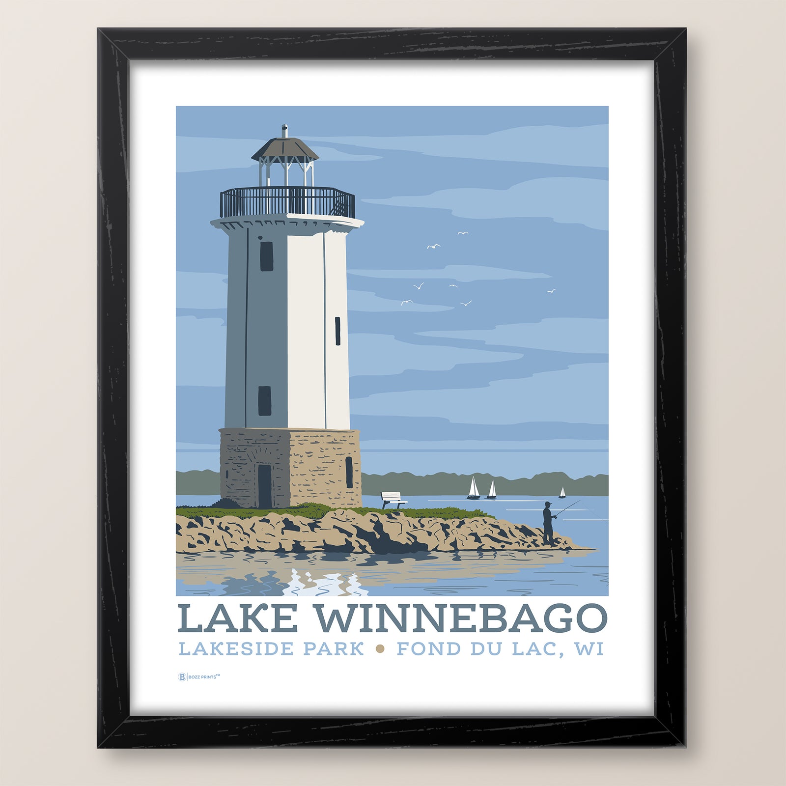Lake Winnebago Lakeside Park Print