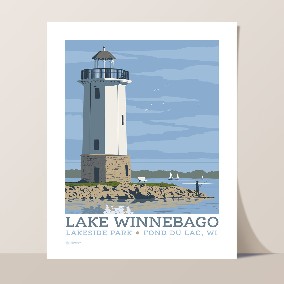Lake Winnebago Lakeside Park Print