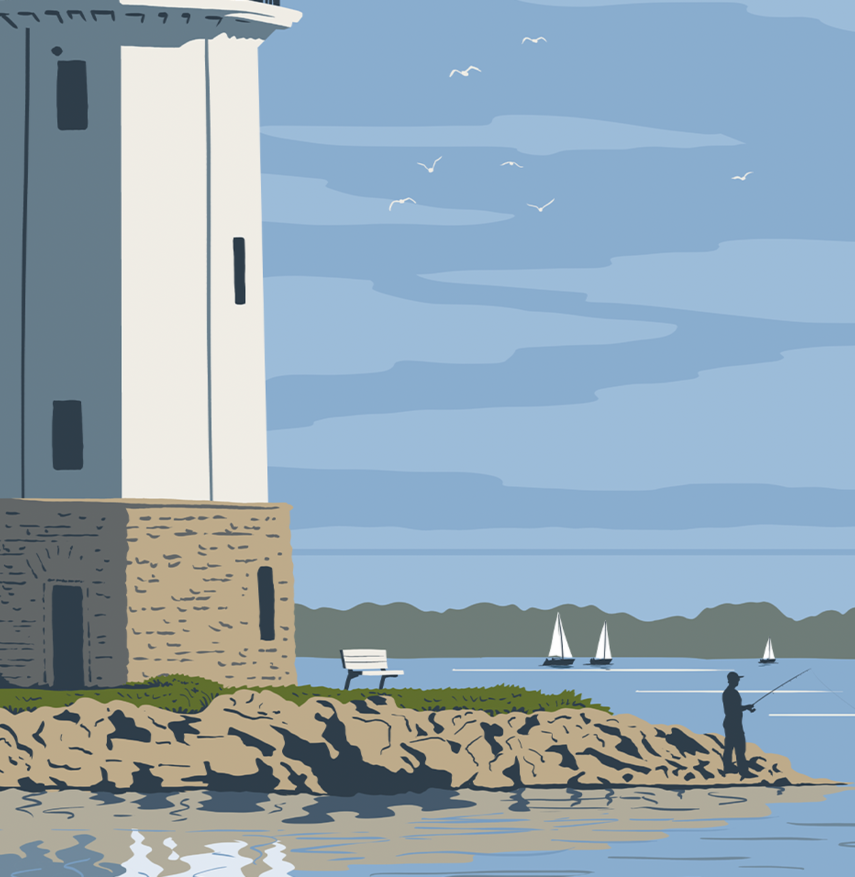 Lake Winnebago Lakeside Park Print