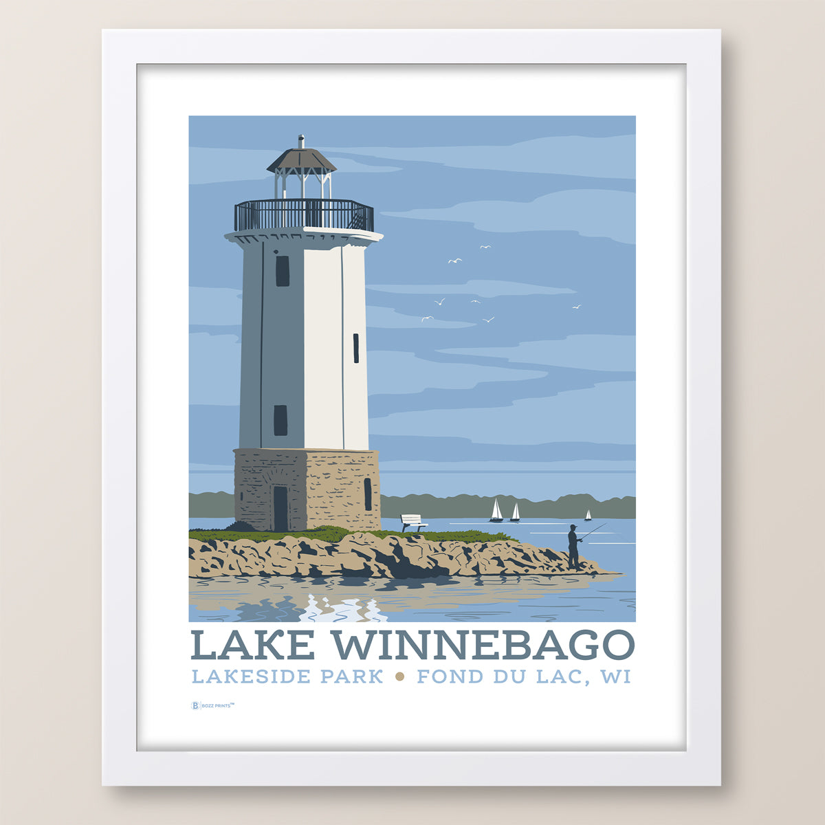 Lake Winnebago Lakeside Park Print