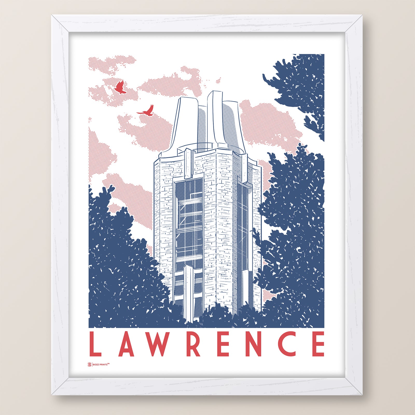 Lawrence Campanile Print