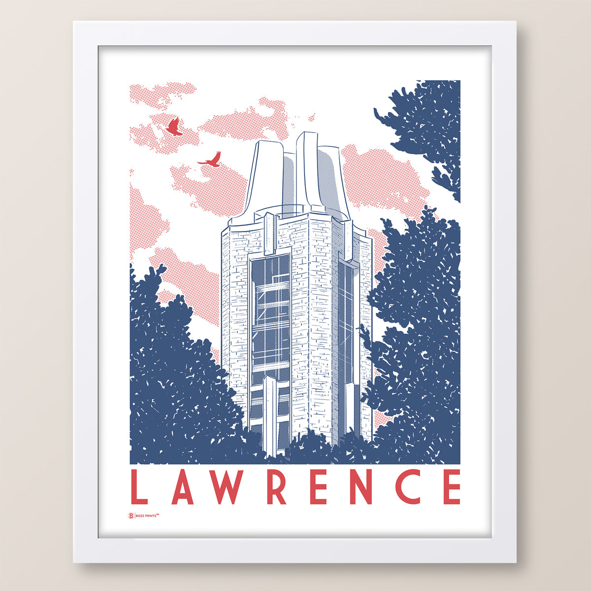 Lawrence Campanile Print
