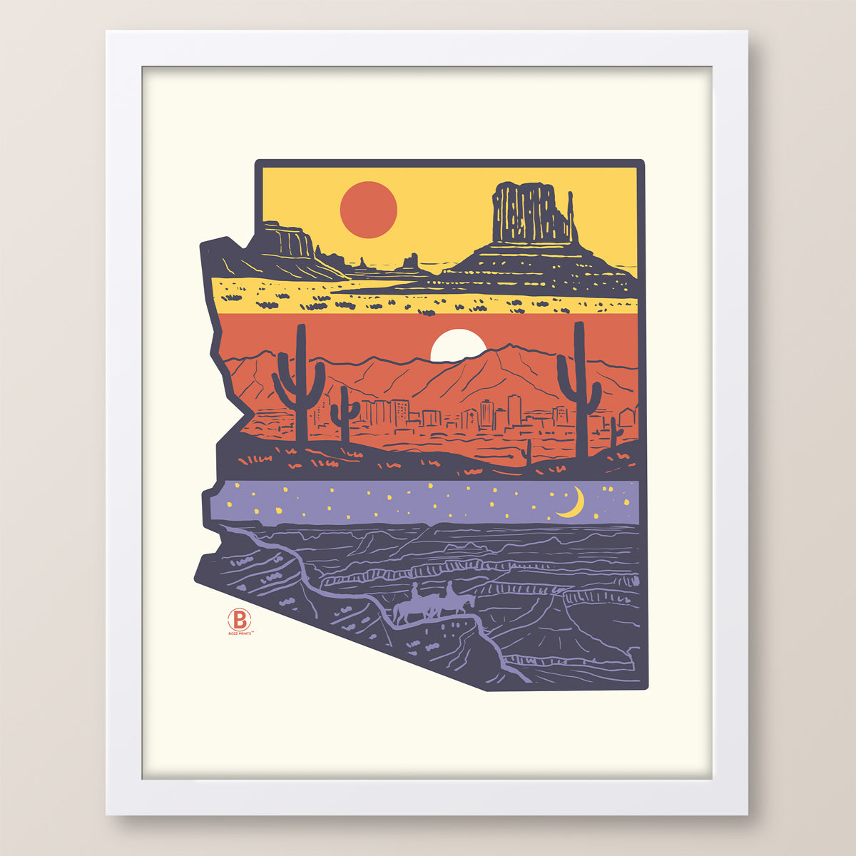 Layers of Arizona Print
