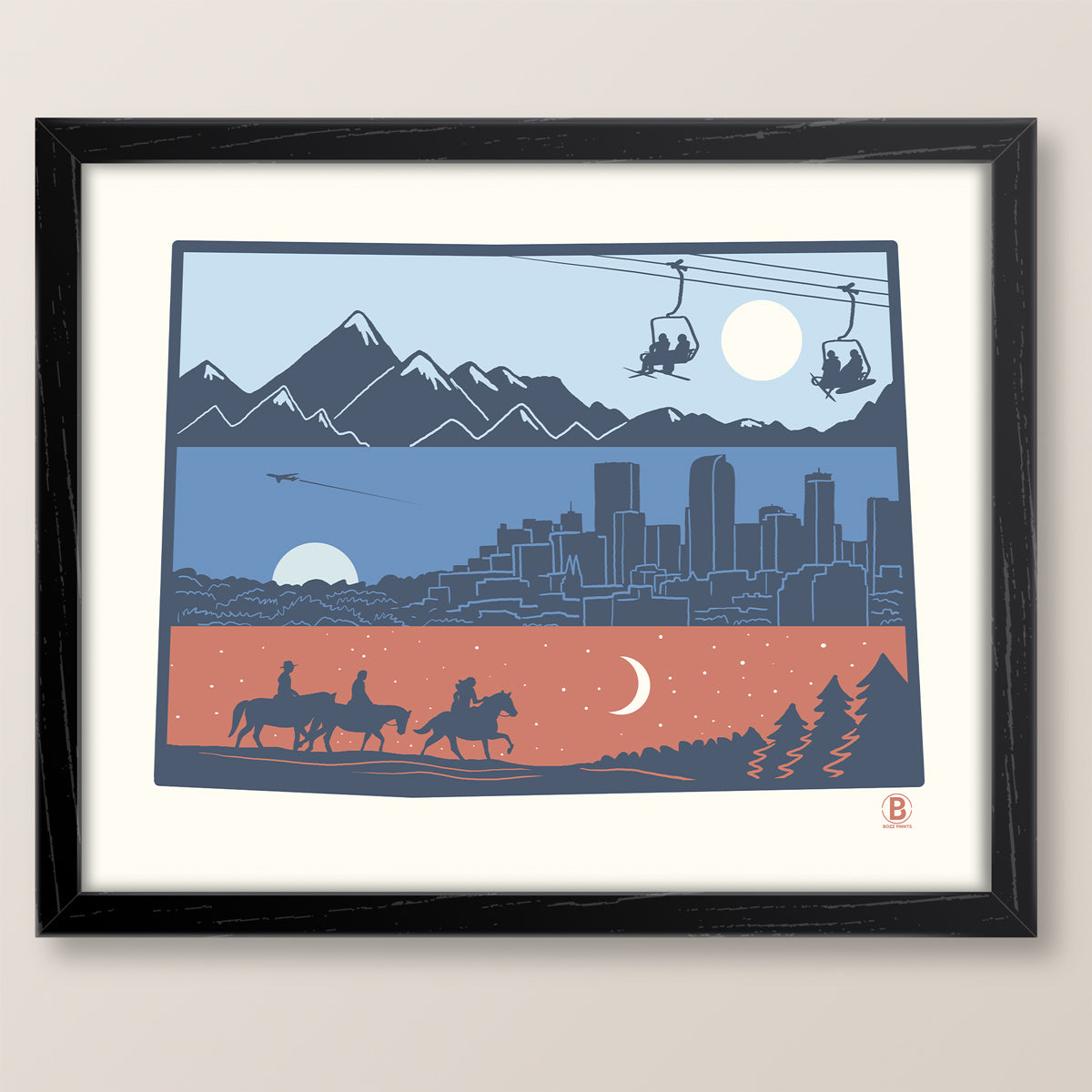 Layers of Colorado Print