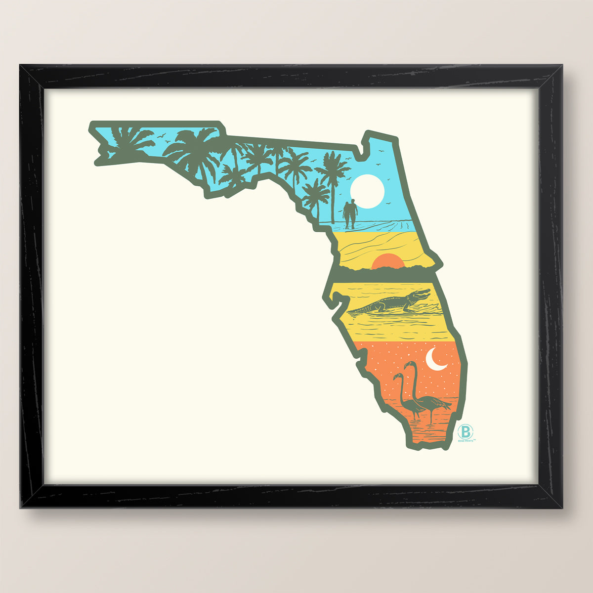 Layers of Florida Print