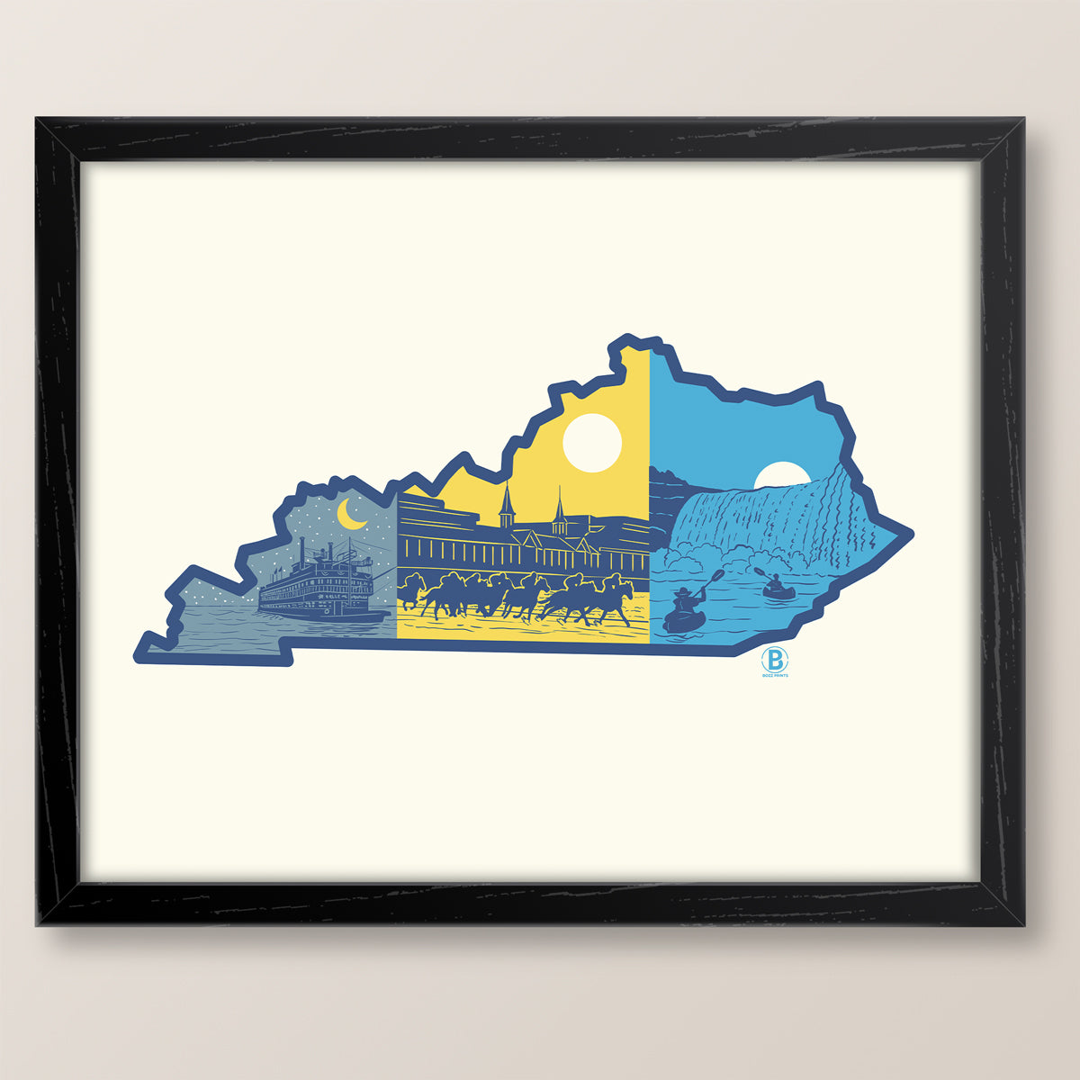 Layers of Kentucky Print