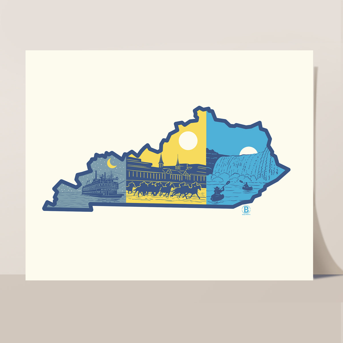 Layers of Kentucky Print