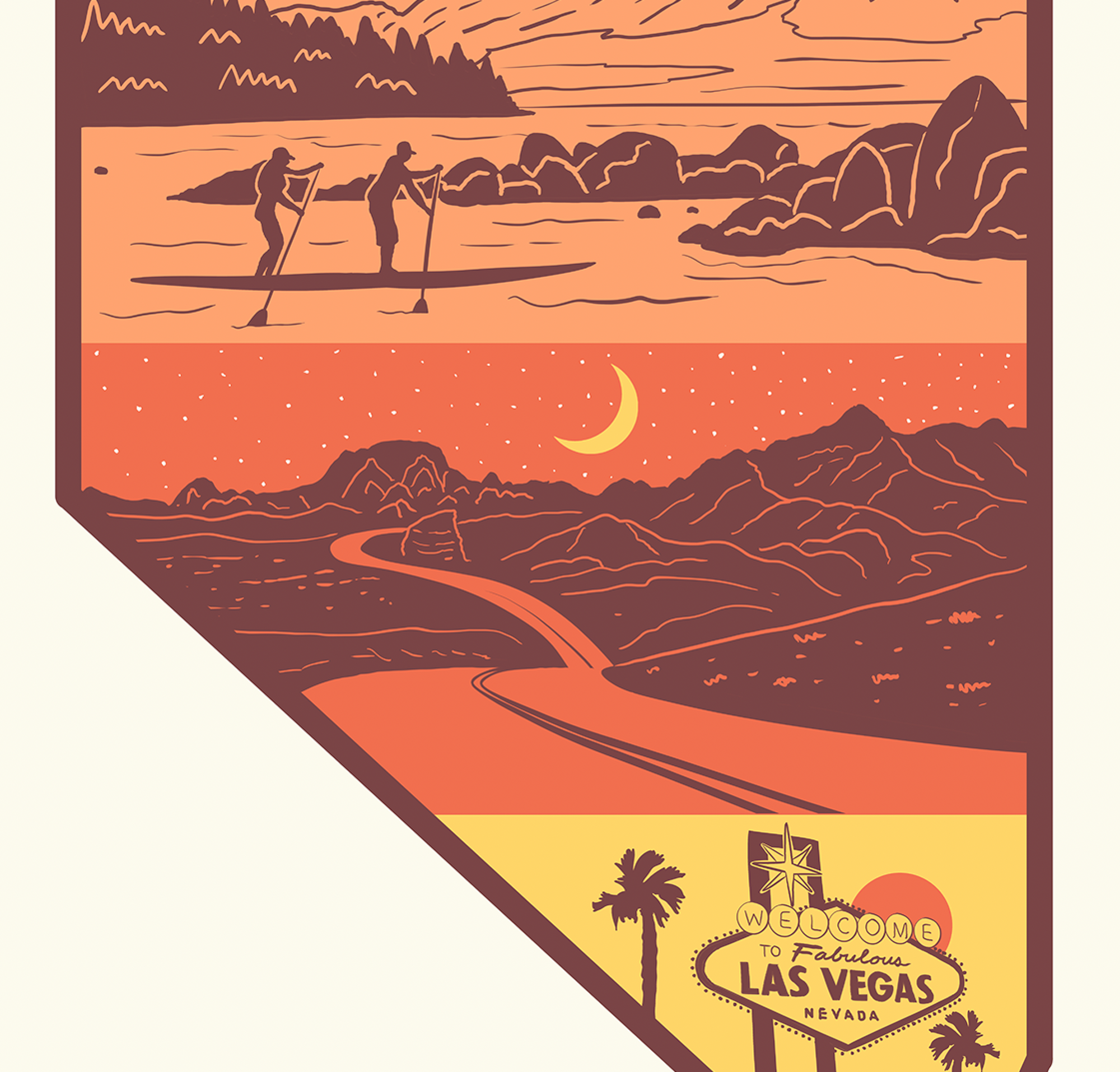 Layers of Nevada Art Print - Bozz Prints