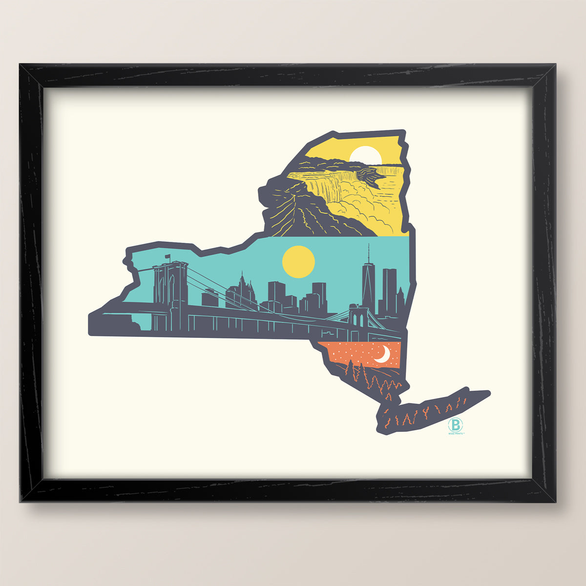 Layers of New York Print