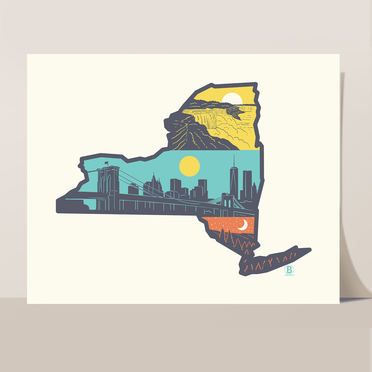 Layers of New York Print