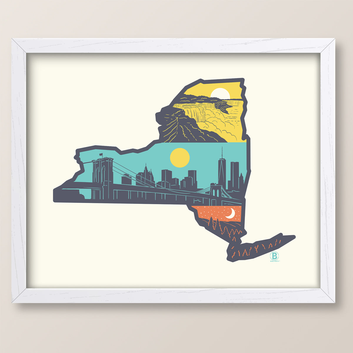 Layers of New York Print