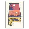 Layers of Alabama Postcard