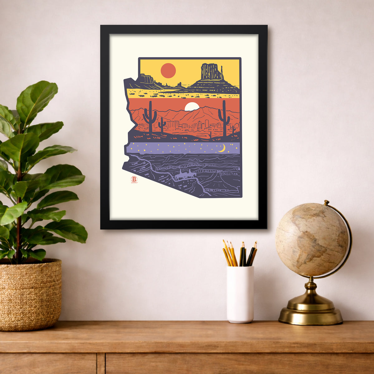 Layers of Arizona Print