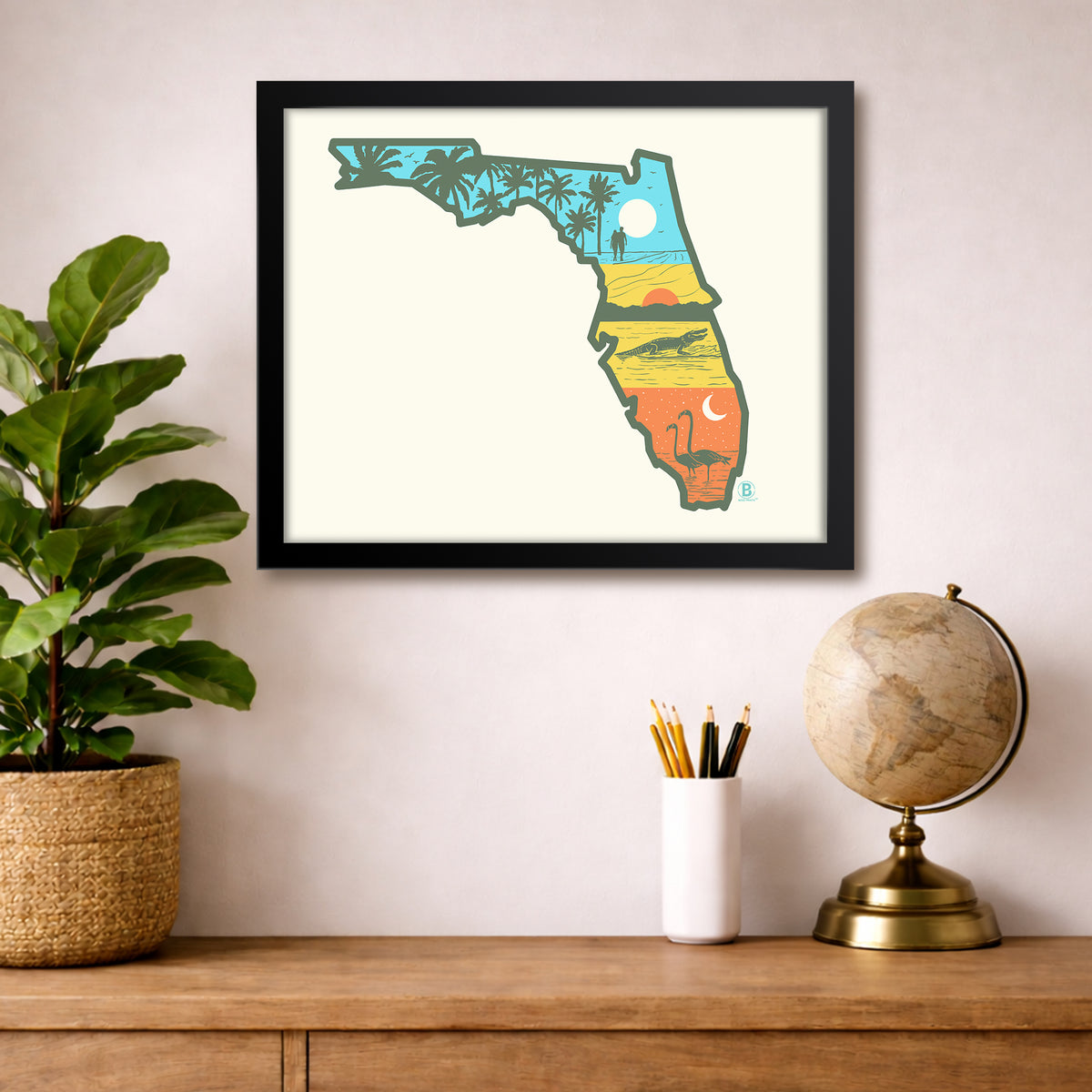 Layers of Florida Print