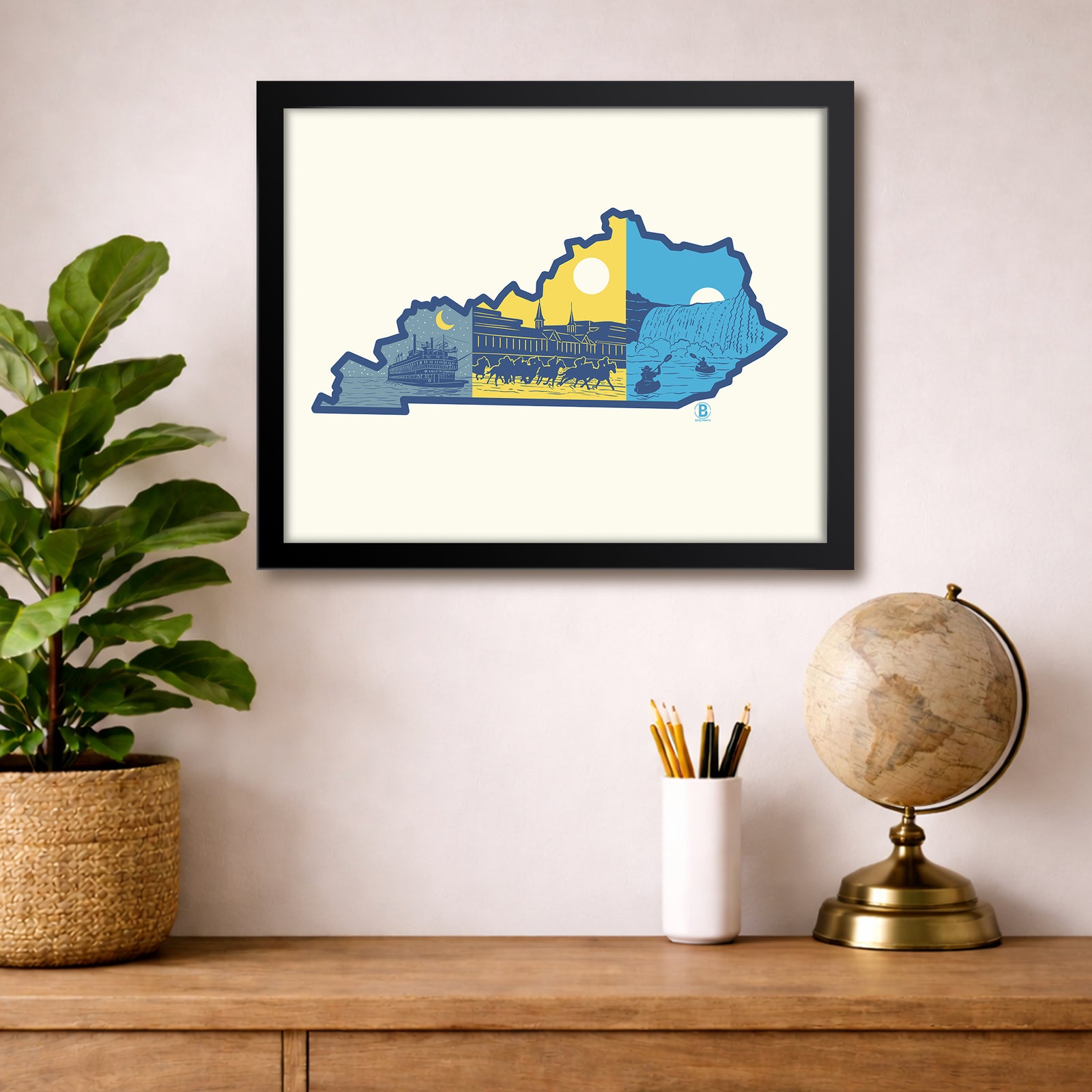Layers of Kentucky Print
