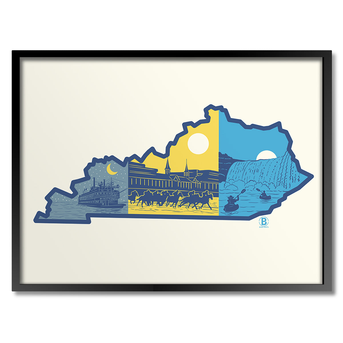 Layers of Kentucky Print
