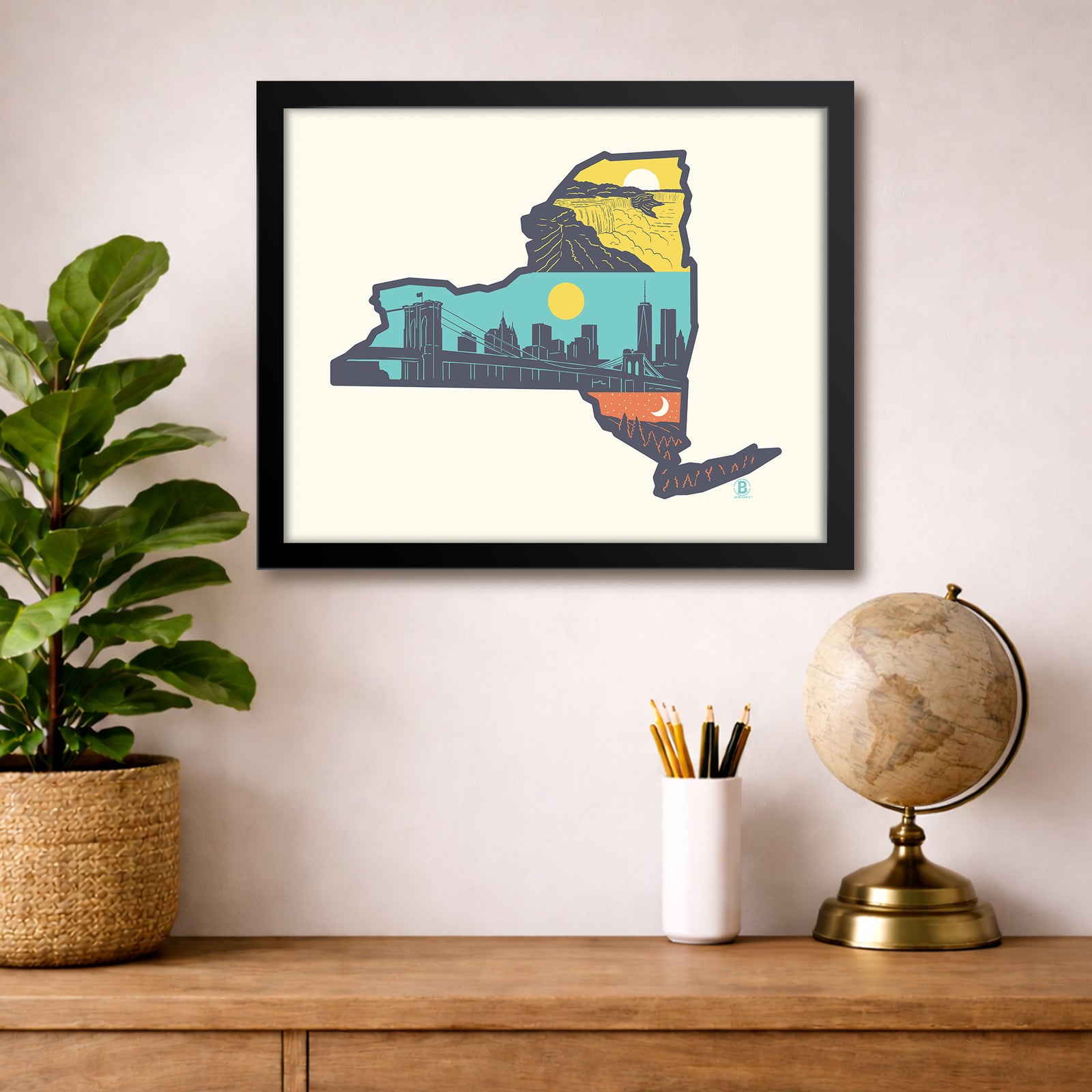 Layers of New York Print