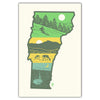 Layers of Vermont Postcard