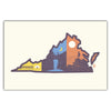 Layers of Virginia Postcard