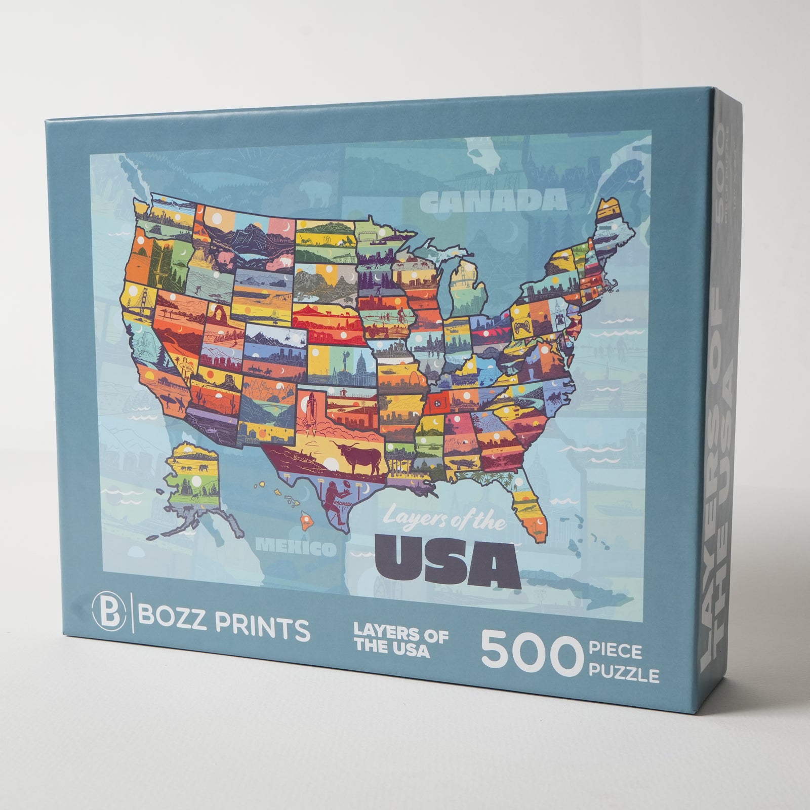 Layers of the USA Jigsaw Puzzle
