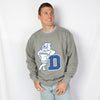 Drake Bulldogs Leaning Spike Crewneck Sweatshirt