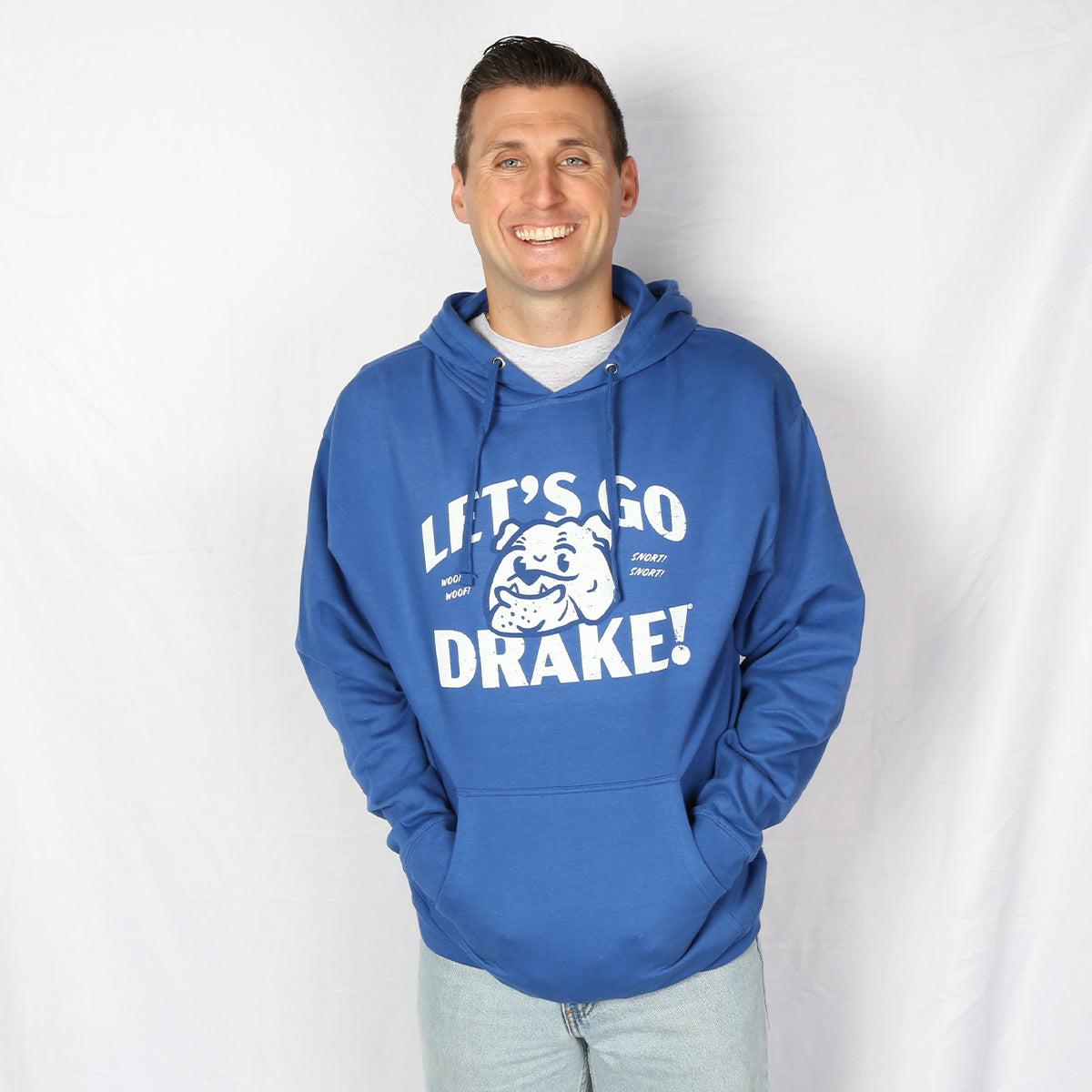 Let's Go Drake Bulldogs Hooded Sweatshirt