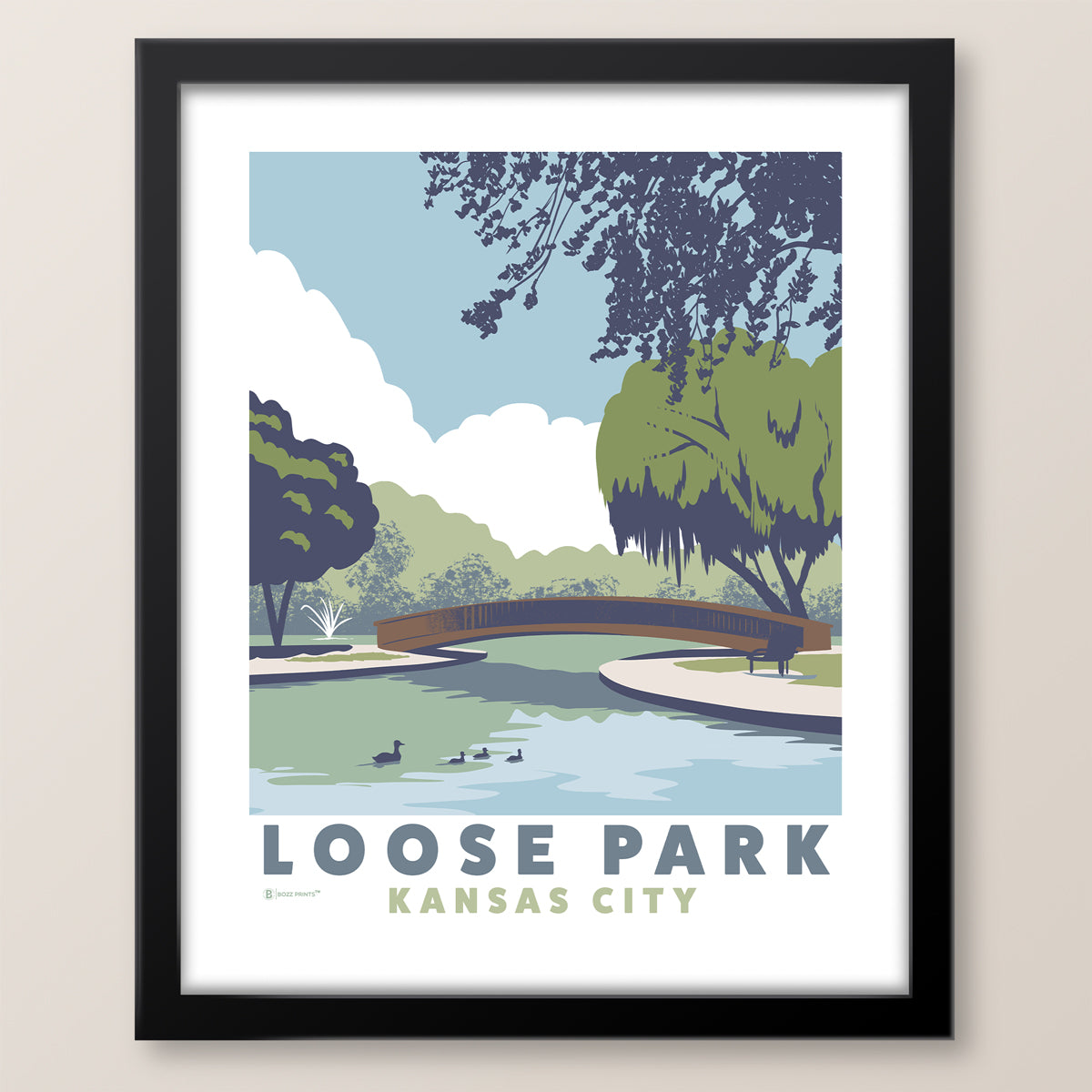 Loose Park Print