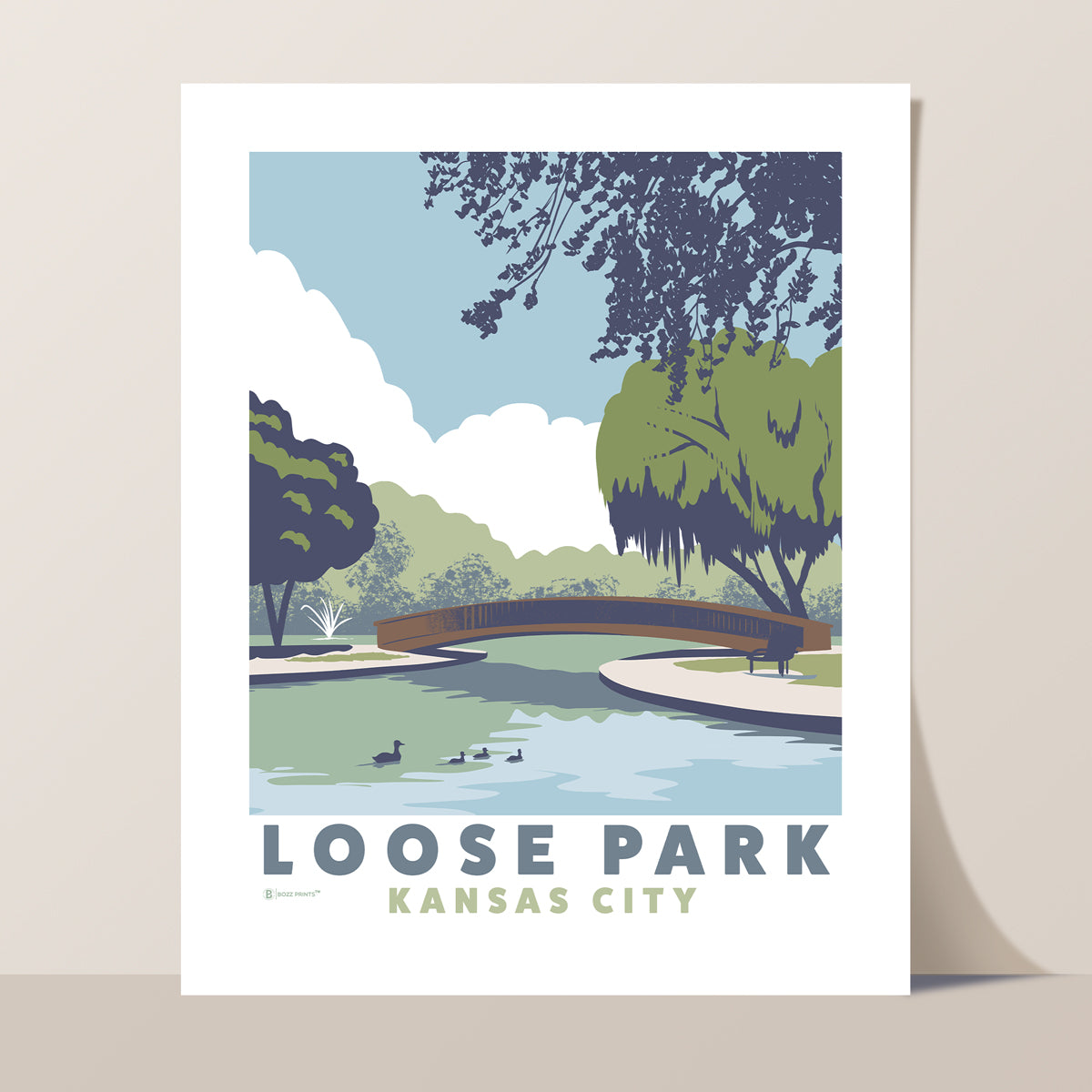 Loose Park Print