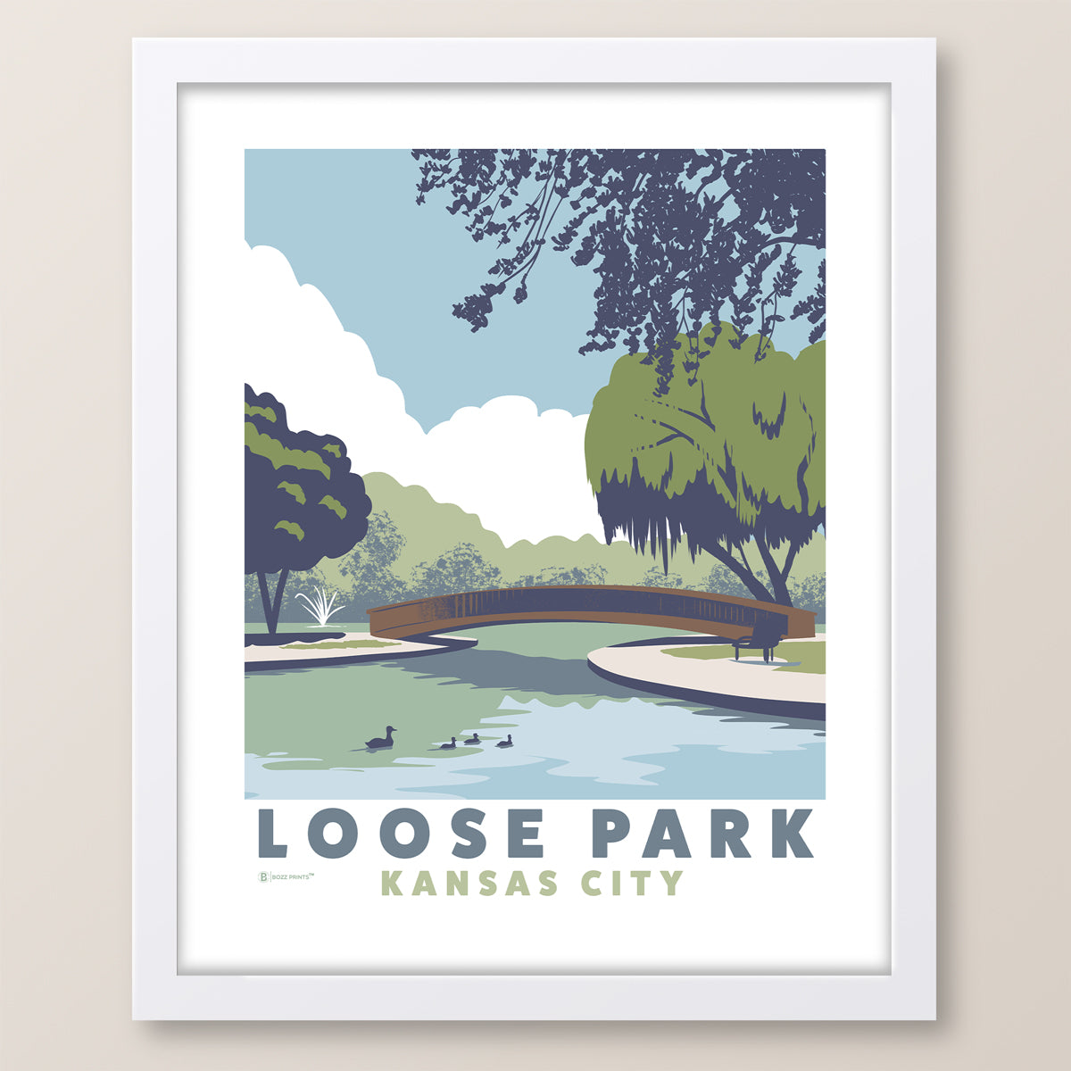 Loose Park Print
