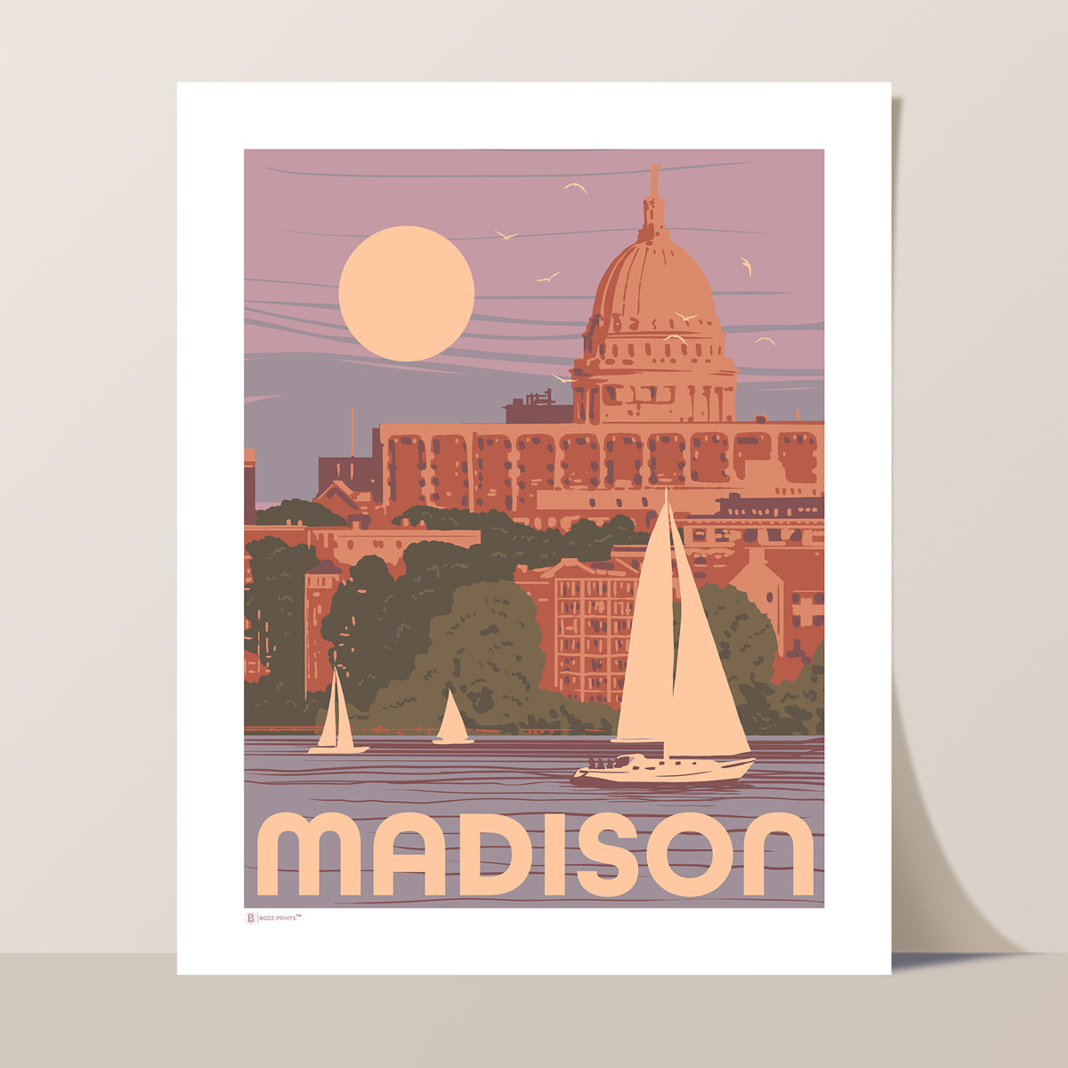 Madison Sailing Print