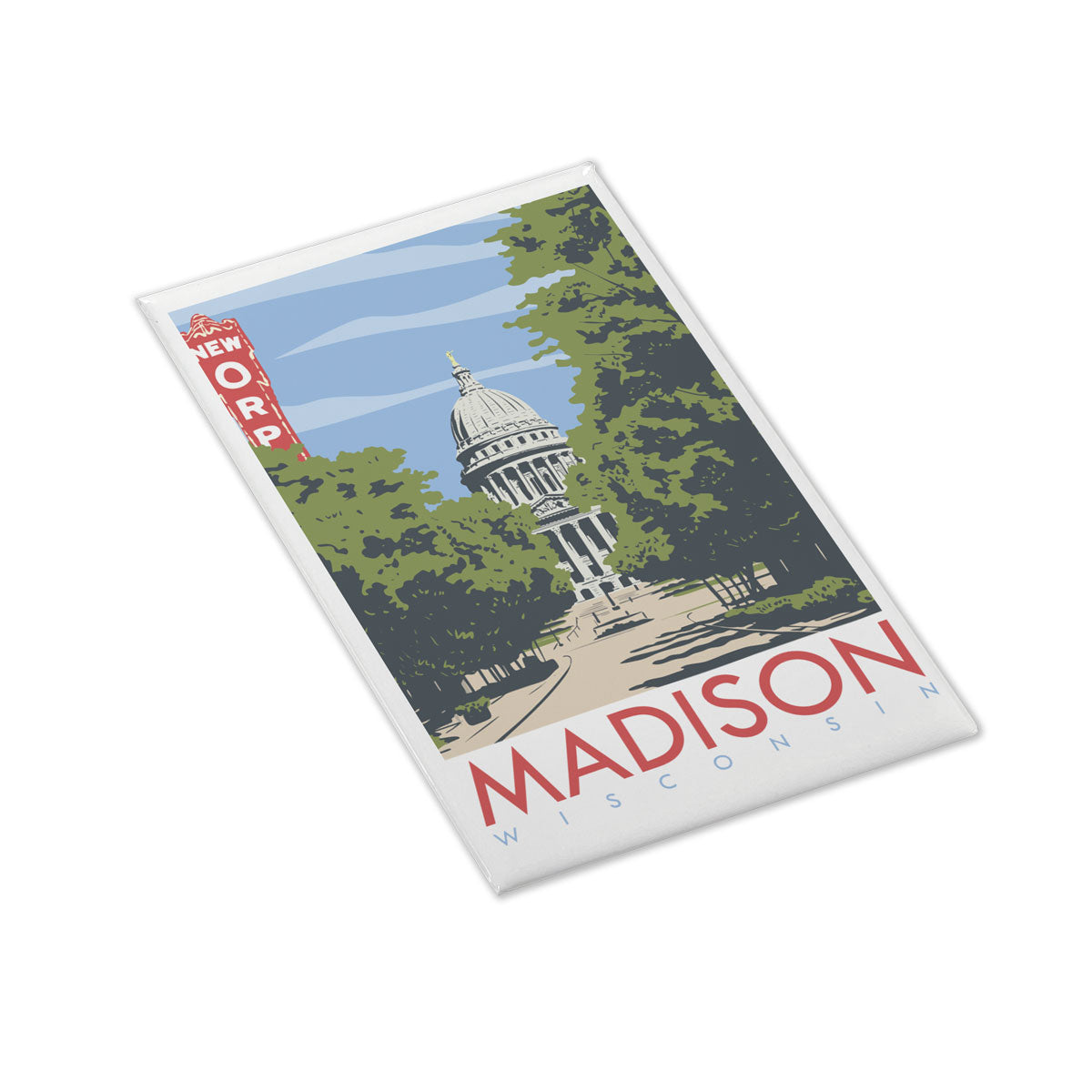 Madison Capitol State Street Hard Magnet
