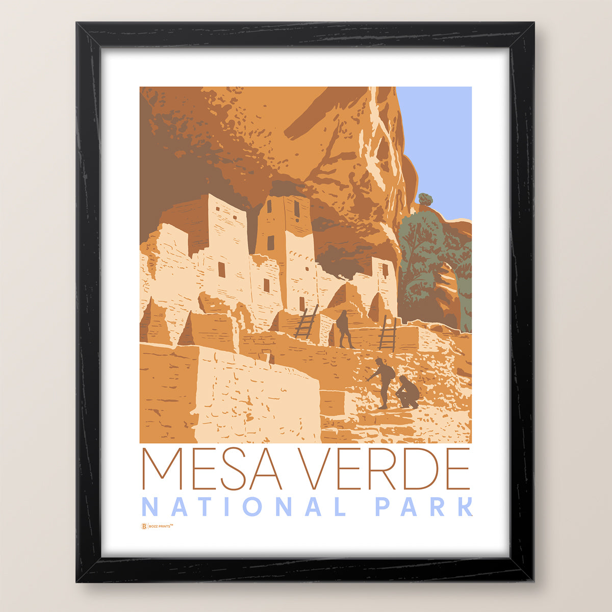 Mesa Verde National Park Cliff Dwellings Print