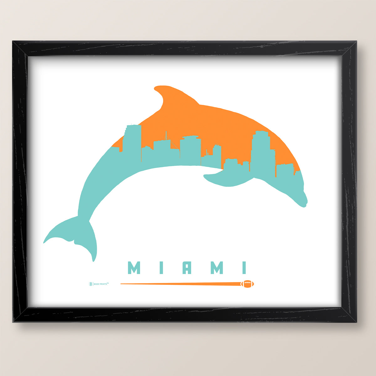 Miami Football Print