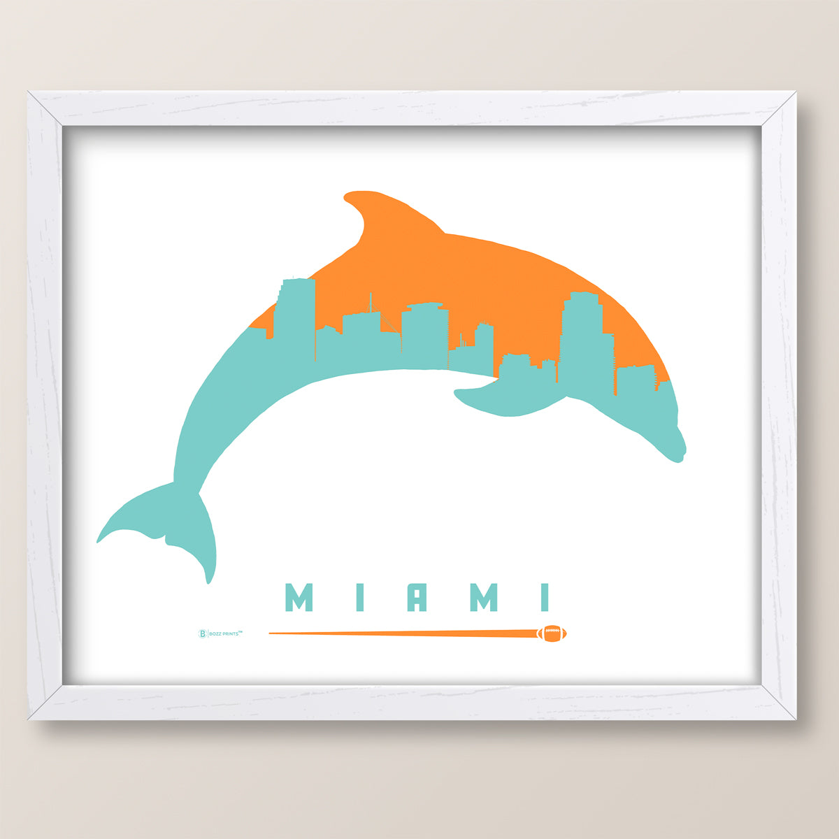 Miami Football Print