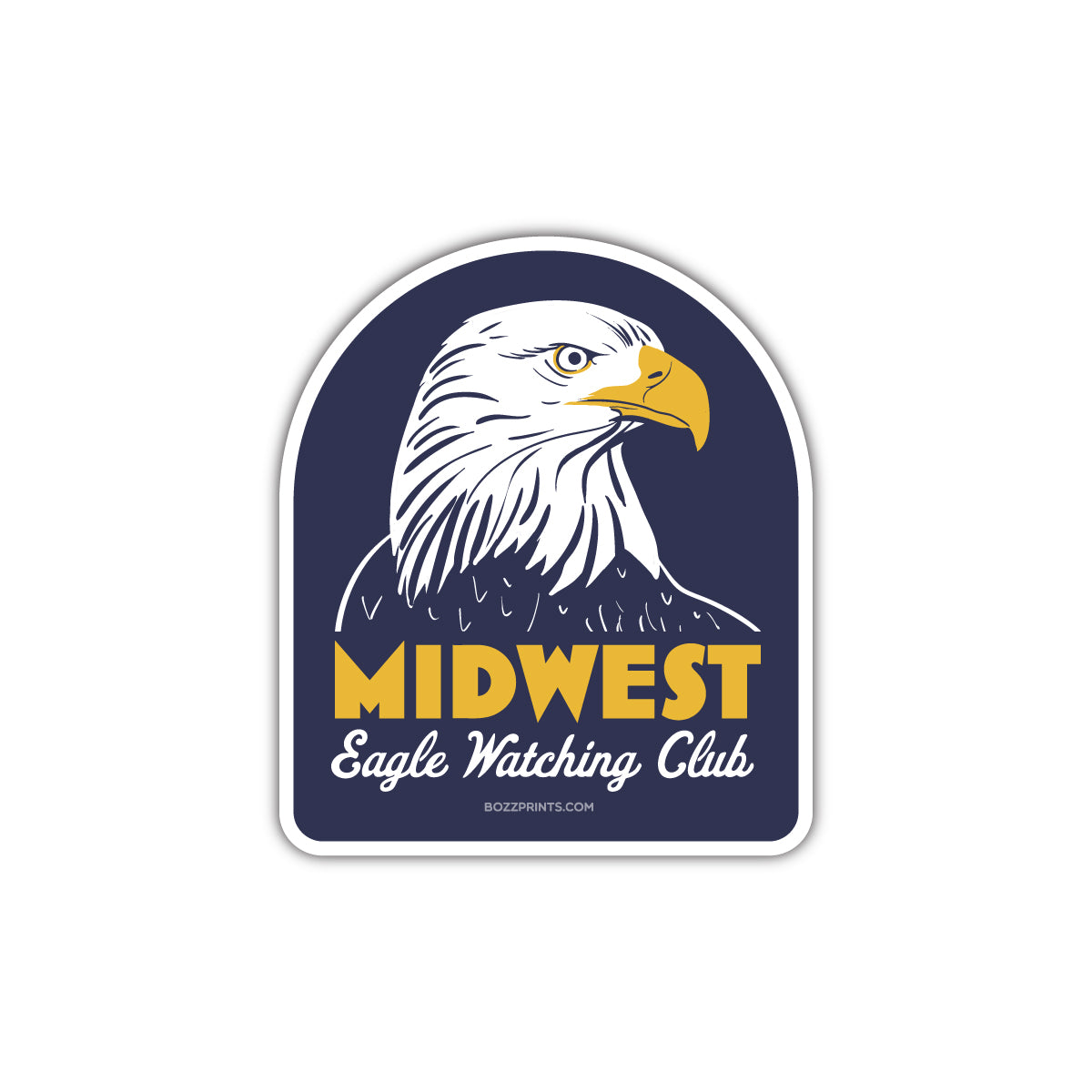 Midwest Eagle Watching Club Sticker