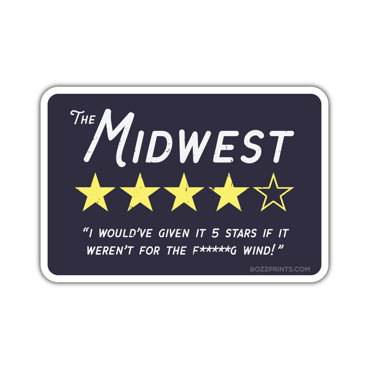 The Midwest Review Sticker