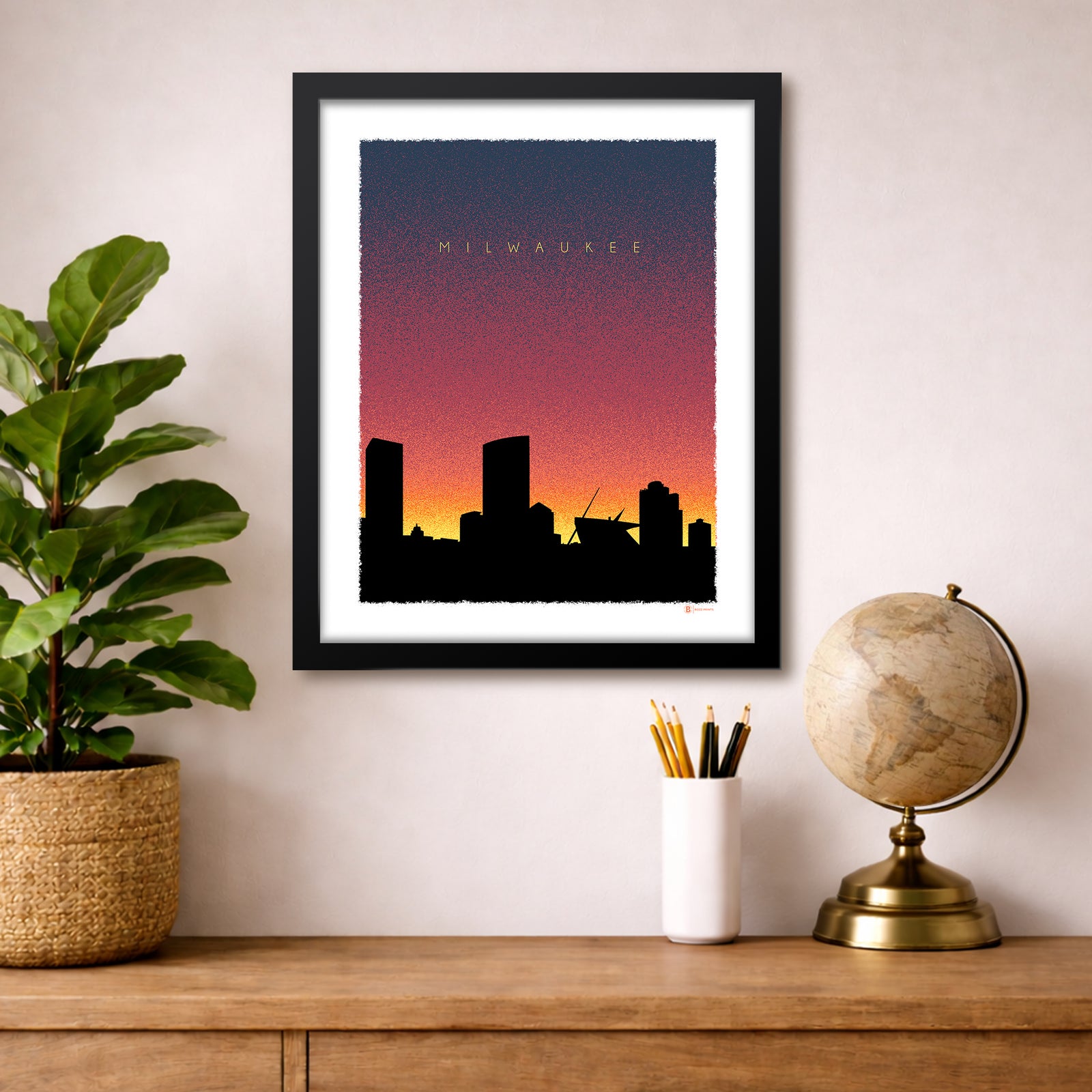 Milwaukee Dusk Print