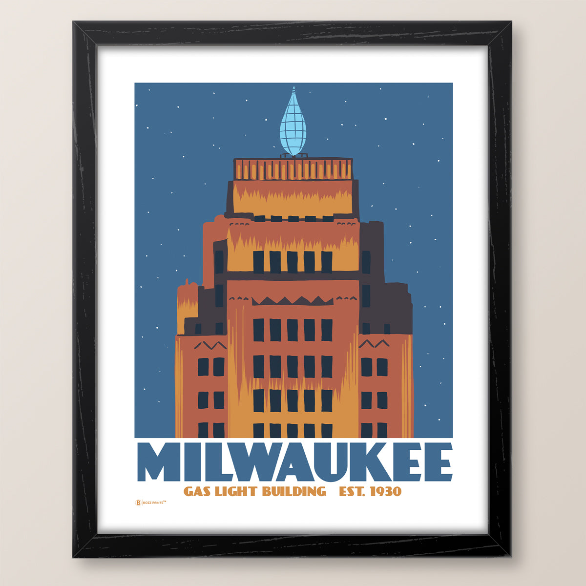 Milwaukee Gas Light Building Print