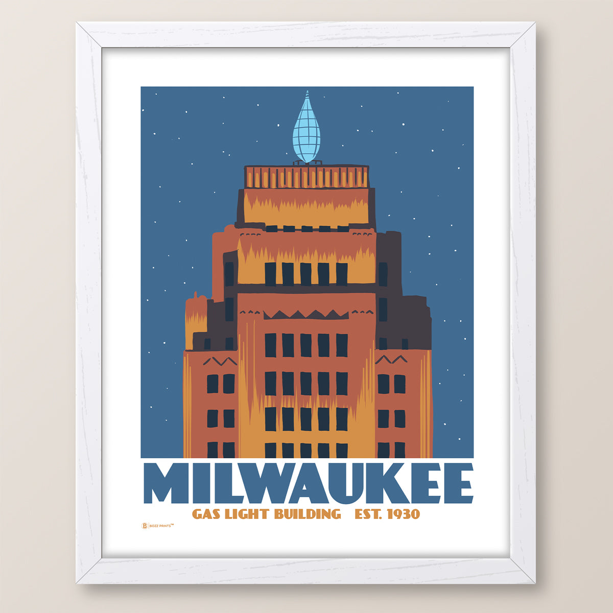 Milwaukee Gas Light Building Print