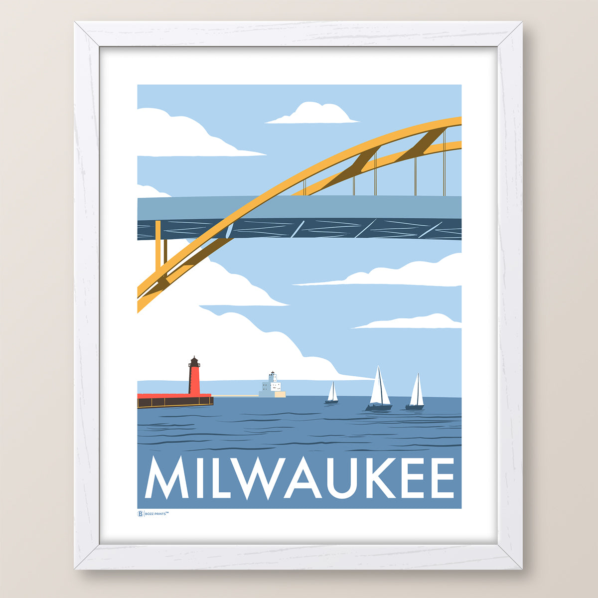 Milwaukee Hoan Bridge Print