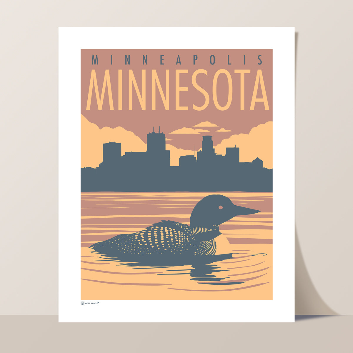 Minneapolis Bde Maka Ska Print