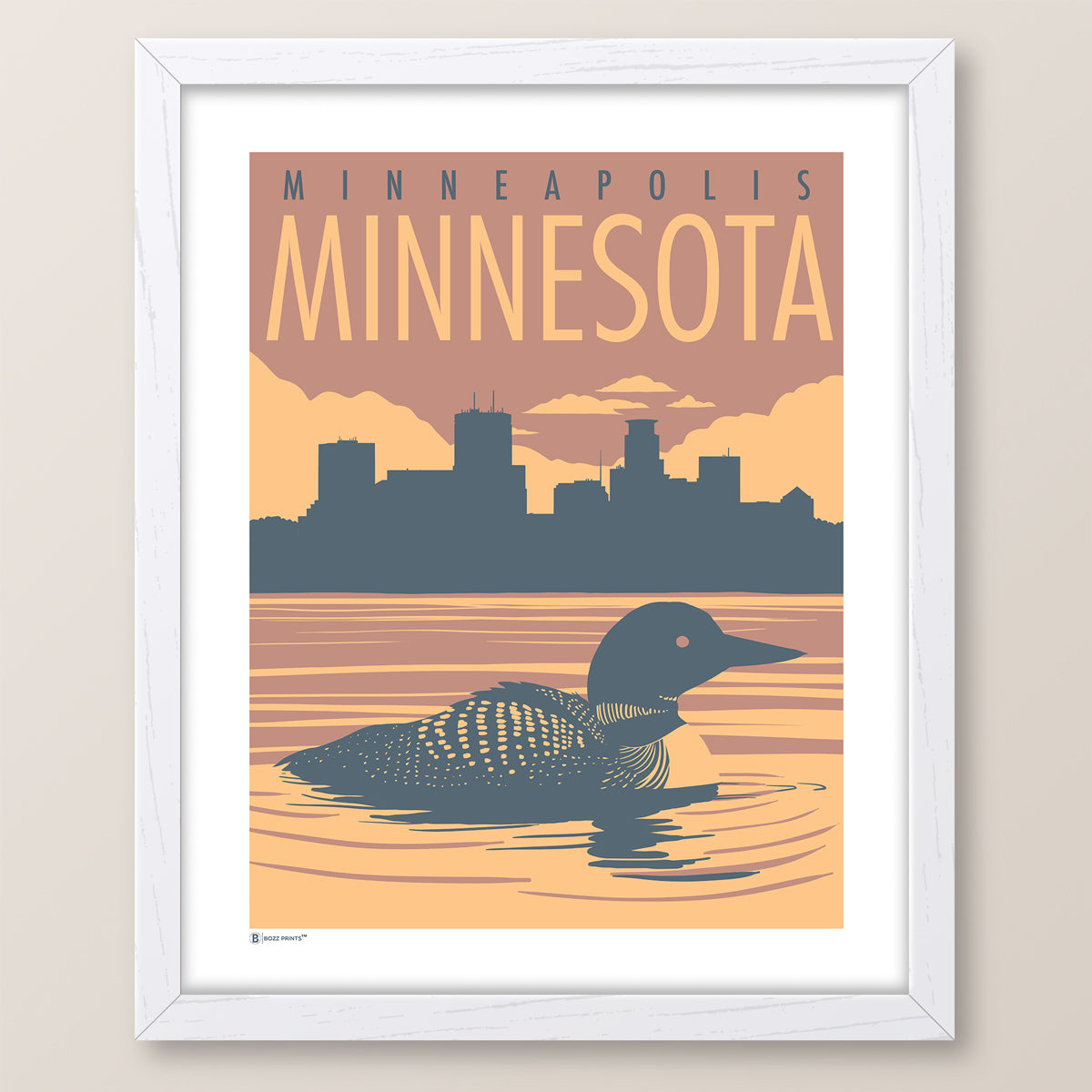 Minneapolis Bde Maka Ska Print
