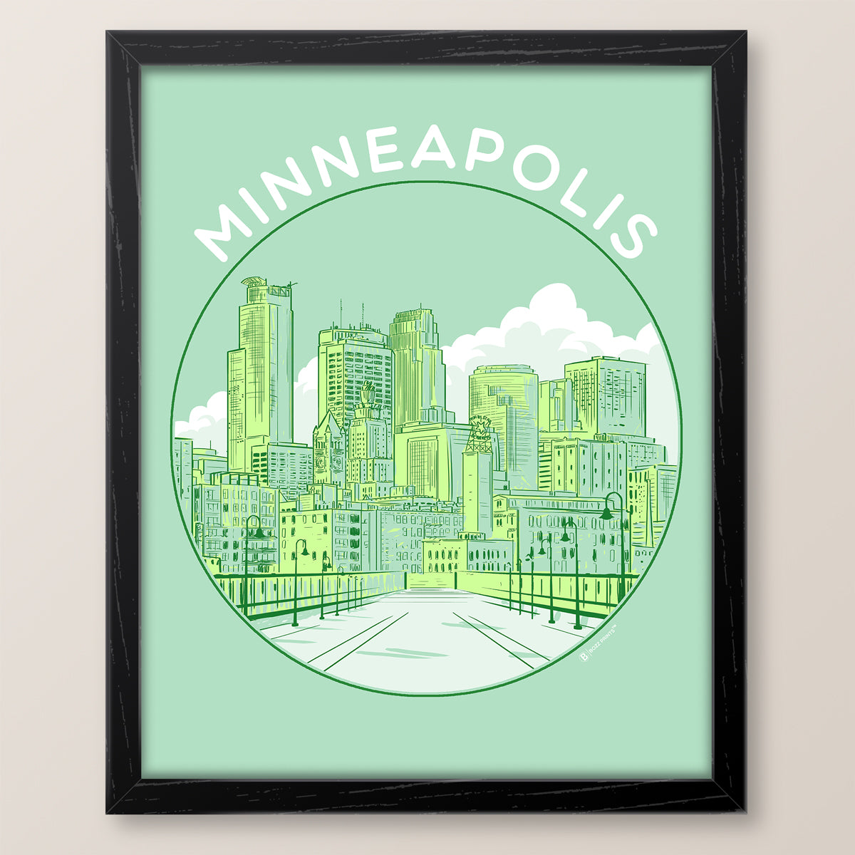 Minneapolis Circle Print