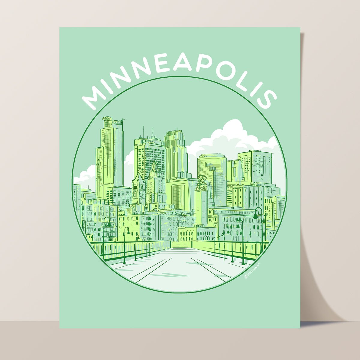 Minneapolis Circle Print