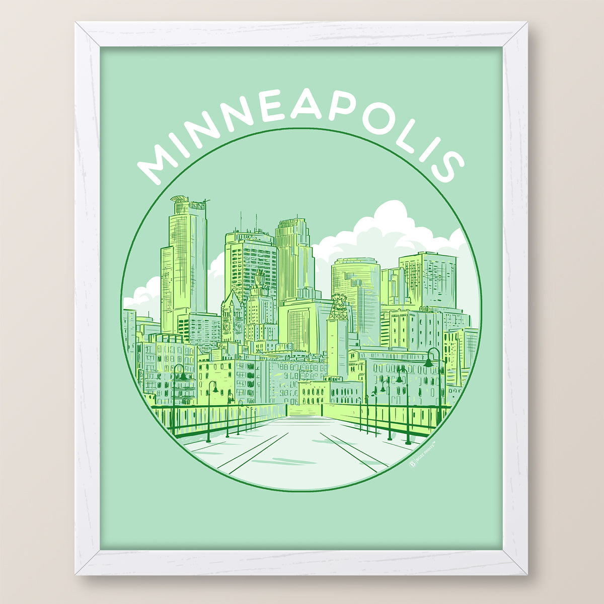 Minneapolis Circle Print